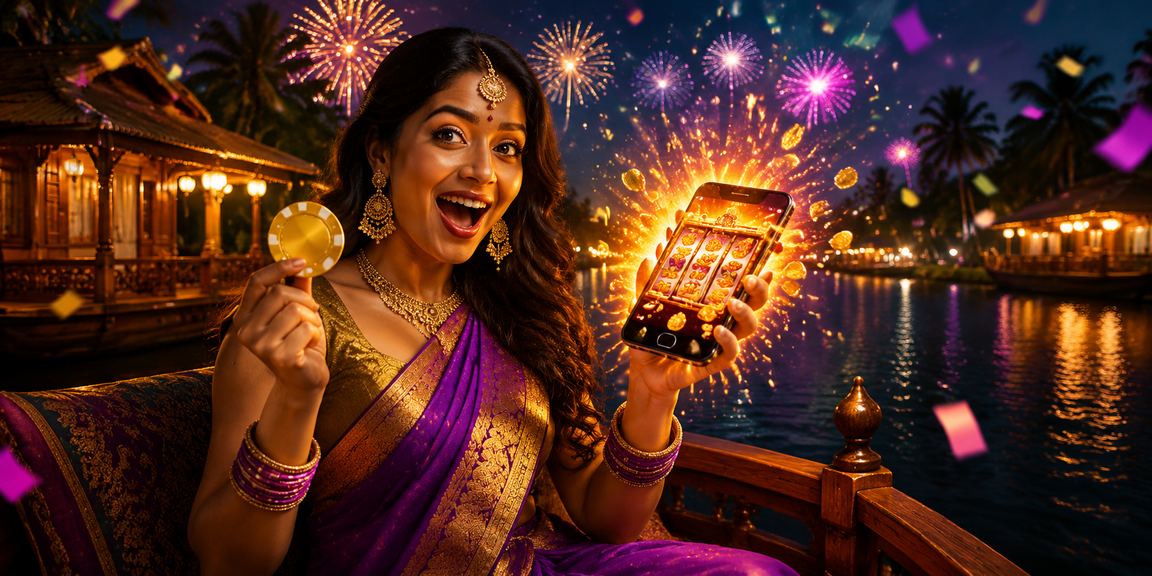 Hands playing slot game in Kerala casino